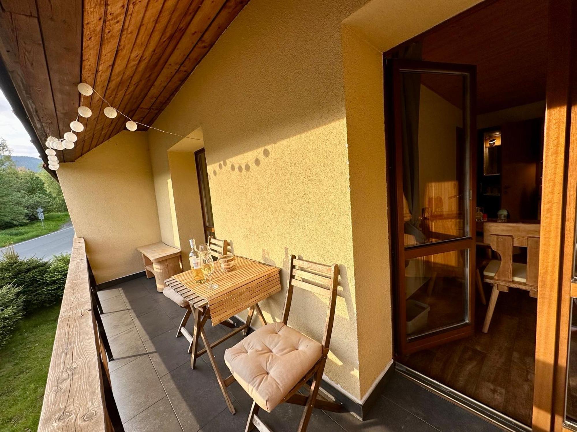Apartmán s výhledem na Jezerní stěnu Železná Ruda Exterior foto